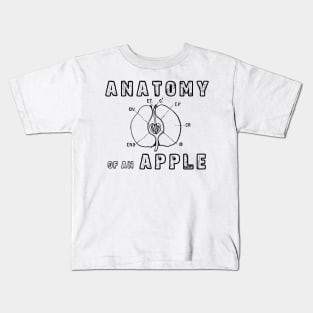 Anatomy Of An Apple Kids T-Shirt